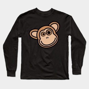 Happy monkey Long Sleeve T-Shirt